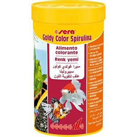 Sera Goldy Color Spirulina 250 ml / 95 gr