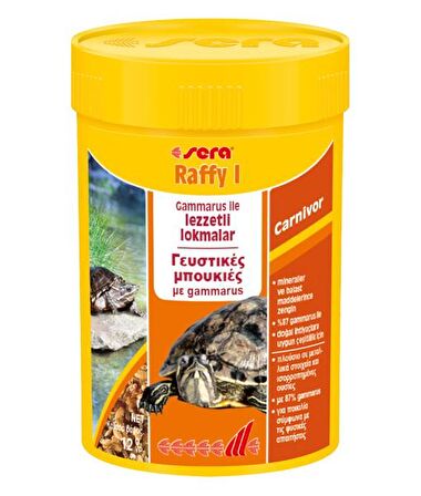 Sera Raffy I Gammarus Karışımı Kaplumbağa Yemi 100 ml / 12 Gr