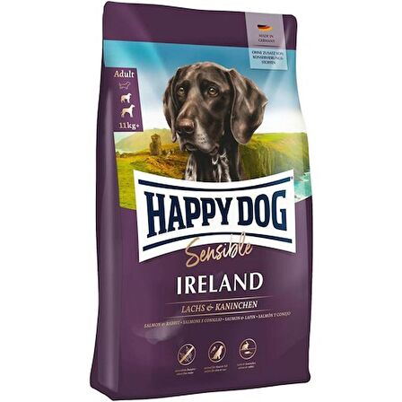 Happy Dog Sensible Ireland Somonlu Tavşanlı Köpek Maması 4 kg