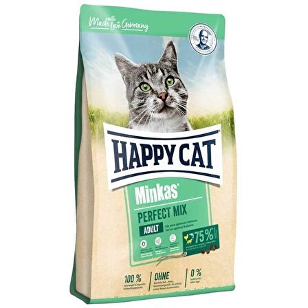 Happy Cat Minkas Perfect Mix Kuzu Etli Balıklı Kedi Maması 1,5 Kg