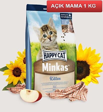 Happy Cat Minkas Kitten Yavru Kedi Maması 1 kg AÇIK