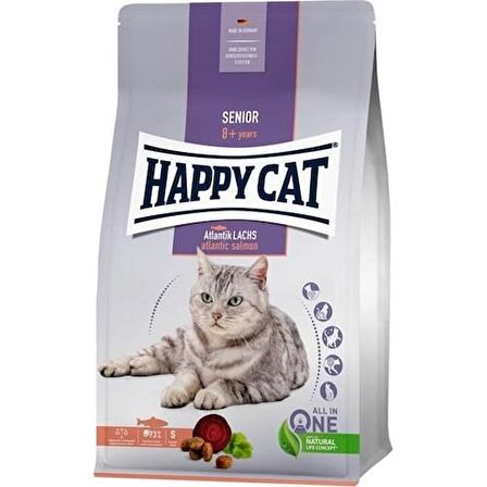 Happy Cat Senior Atlantic Lach Somonlu Yaşlı Kedi Maması 4 Kg