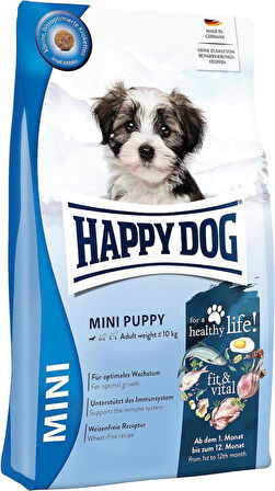 Happy Dog Fit Vital Glutensiz Küçük Irk Yavru Köpek Maması 4 Kg