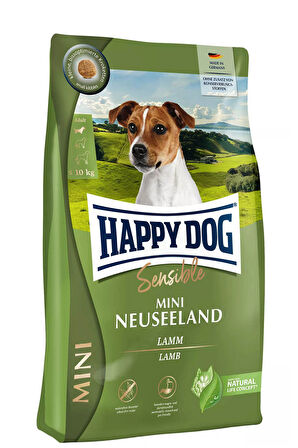 Happy Dog Sensible Mini Neuseeland Kuzulu Mini Irk Yetişkin Köpek Kuru Maması 10 kg