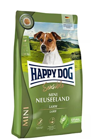 Happy Dog Sensible Mini Neuseeland Kuzu Etli Köpek Maması 4 KG