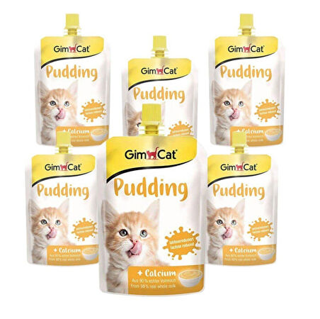 Gimcat Classic Kalsiyum Kedi Pudingi 6 x 150 g