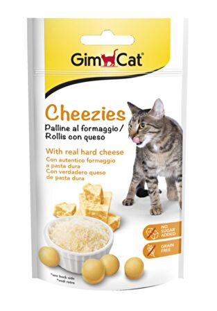 Gimcat Cheezies Peynirli Granül Yetişkin Kedi Ödülü 50 g 