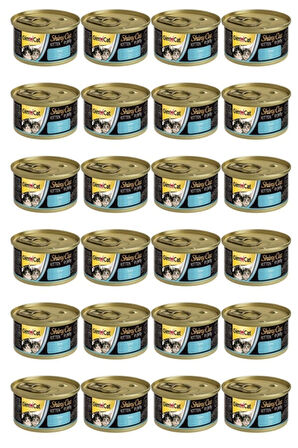 Gimcat Shinycat Tuna Balıklı Konserve Yavru Kedi Maması 70 gr X 24 Adet