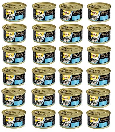 GimCat ShinyCat Tuna Balıklı Jöleli Yavru Kedi Konservesi 70 Gr (24 ADET)