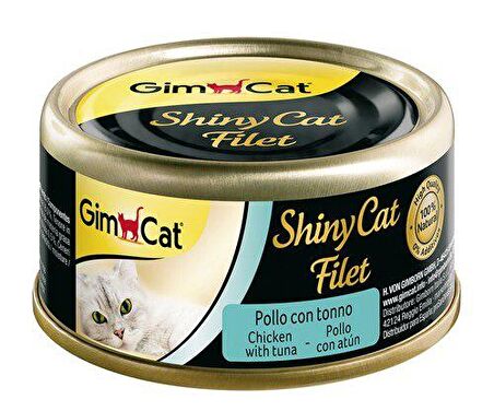 GimCat Shinycat Kıyılmış Tavuklu ve Ton Balıklı Ke