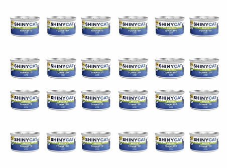 GimCat Shinycat Broth Ton Balıklı Konserve Kedi Maması 70 Gr (24 Adet)
