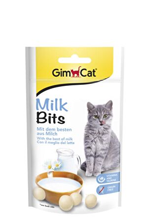 Gimcat Milk Bits Sütlü Granül Yetişkin Kedi Ödülü 40 g 