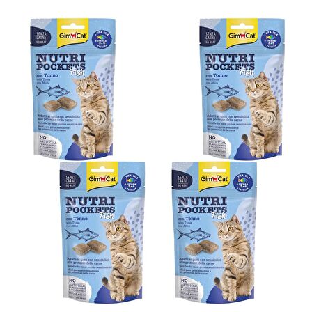 Gimcat Nutripockets Kedi Ödülü Tuna 60 gr x 4 Adet