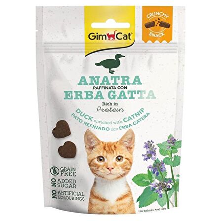 Gimcat Anatra Erba Gatta Ördekli Granül Yetişkin Kedi Ödülü 50 g 