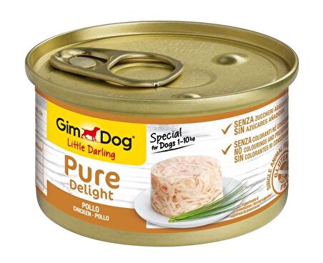 Gimdog Pure Delight Tavuklu Konserve Yetişkin Köpek Maması 85 Gr