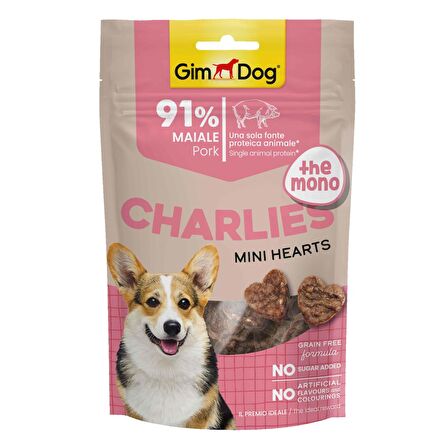 Gimdog Charlies Mini Hearts The Mono Domuz Etli Köpek Ödülü 70 Gr