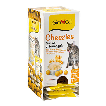 Gimcat Cheezies Kedi Ödül Tableti 20X10 Gr