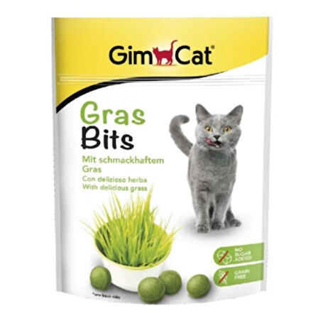 Gimcat Gras-Bits Kedi Ödül Tableti 20X15 Gr