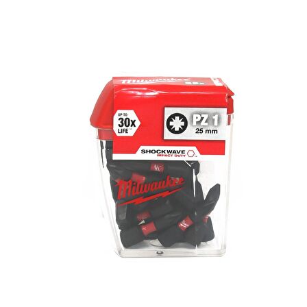 Milwaukee Bits Uç Pz1 25Mm 25 Lı Pkt Impact Seri