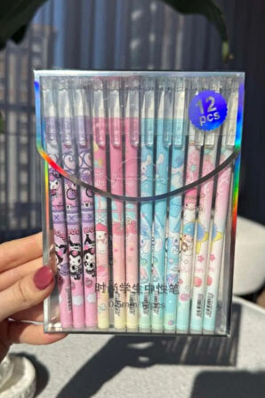 Sanrio Kuromi 0.5 Jel Kalem Mavi Mürekkep 1 Adet