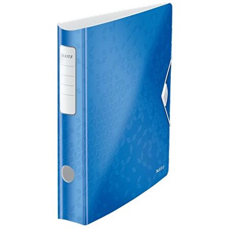 LEITZ 1107 WOW ACTIVE DAR KLASÖR METALİK MAVİ