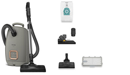 Miele Guard L1 Silence Ultra Sessiz Toz Torbalı Süpürge Casa Gri