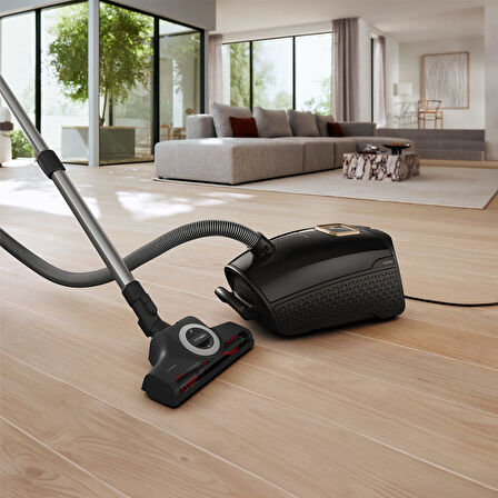 Miele Guard L1 Cat & Dog Flex Toz Torbalı Süpürge Obsidian Siyahı