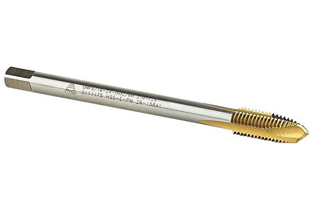 Gfb Hss Titanyum İnce Diş Düz Makine Klavuzu 1/4X28 Unf