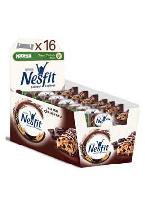 Nesfit Bitter Çikolatalı Tahıllı Bar 23.5G (16Lı x 12 Kutu)