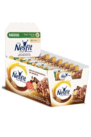 Nesfit Çikolatalı Muzlu Tahıllı Bar 23.5G (16 Lı x 12 Kutu)