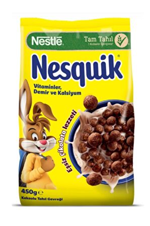 Nesquik Çikolatalı Mısır Gevreği 450G x 12 Adet