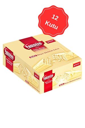 Nestle Beyaz Çıtır Gofret 27G (20Li x 12 Kutu)