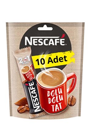 Nescafe 2si 1 Arada Tek İçimlik Kahve 10G (10 Lu x 12 Paket) 