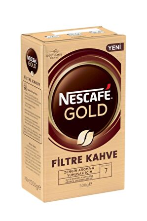 Nescafe Gold Öğütülmüş Filtre Kahve 500G x 8 Adet