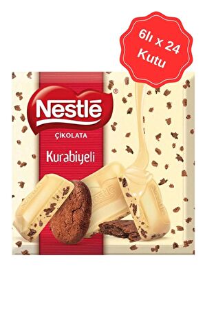 Nestle Classic Kurabiyeli Kare Çikolata 60G (6 lı x 24 Kutu)