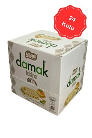 Damak Baklavalı Beyaz Çikolata 60G (6 Lı x 24 Kutu)