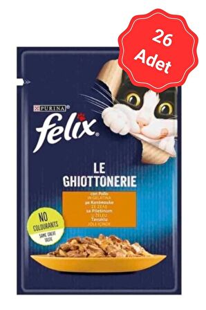 Felix Tavuklu Yetişkin Yaş Kedi Maması 85 Gr x 26 Lı