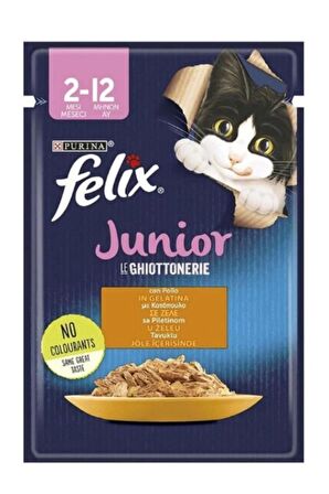 Felix Tavuklu Yavru Kedi Yaş Mama 85 Gr x 26 Lı