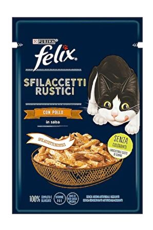 Felix Lezzetli Et Dilimleri Tavuklu Yaş Kedi Maması 80 Gr x 26 Adet