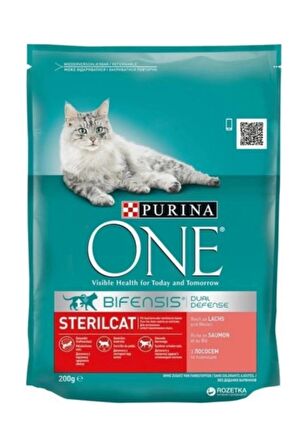 One Somonlu Kısırlaştırılmış Kuru Kedi Maması 800 Gr