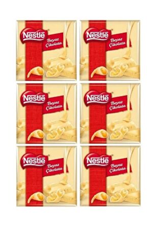 Nestle Classic Beyaz Çikolata Kare 60G x 6 Lı