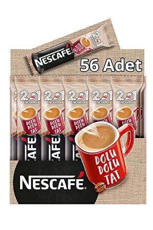 Nescafe 2 si 1 Arada Tek İçimlik Kahve 10G x 56Lı