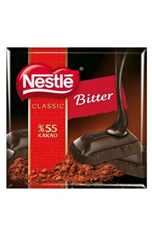 Nestle Bitter Kare Çikolata 60G x 6Lı