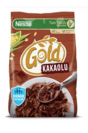 Nestle Gold Corn Flakes Kakaolu Mısır Gevreği 310G