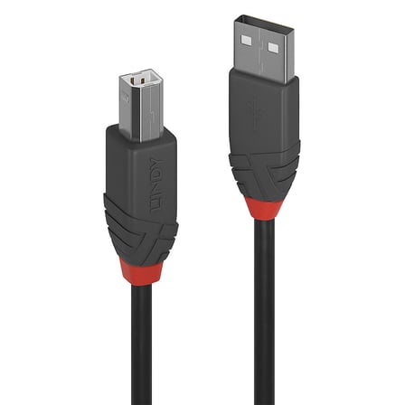 Lindy 36674 3 Mt USB 2.0 A to USB 2.0 B Erkek-Erkek Yazıcı Kablosu