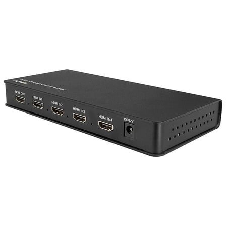 Lindy LIN-38150 4 Giriş 1 Çıkış Multi-View Full Screen 3D HDMI Çoklayıcı