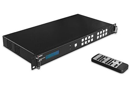 Lindy LIN-38238 4 Giriş 4 Çıkışlı HDMI 4K 60 Ölçekliklendirme Özellikli Matrix HDMI Switch