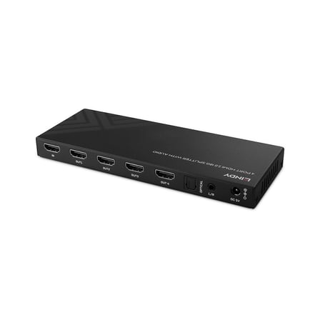 Lindy LIN-38535 1 Port Giriş 4 Port Çıkış HDMI 2.1 4K 48Gbps Görüntü Çoklayıcı
