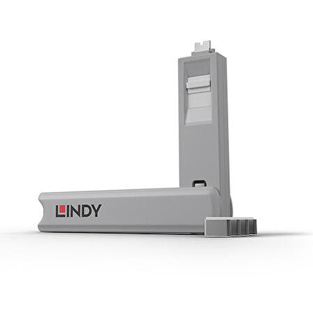 Lindy LIN-40427 Usb Type C Gri Kilit Açma Anahtarı