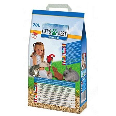 Cats Best Universal Kedi  Kuş Kemirgen Kumu 20 Lt  (11 kg)